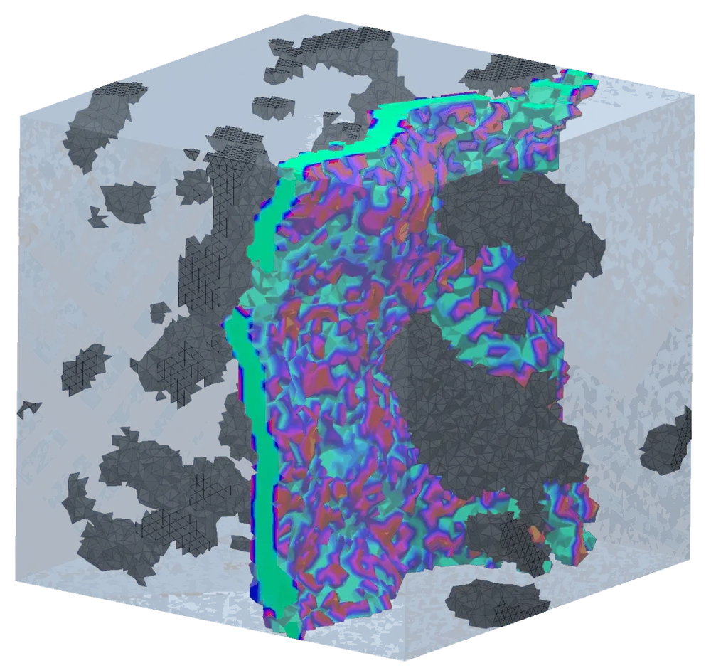 Digitalized CT scan used in the high-fidelity digital twin case